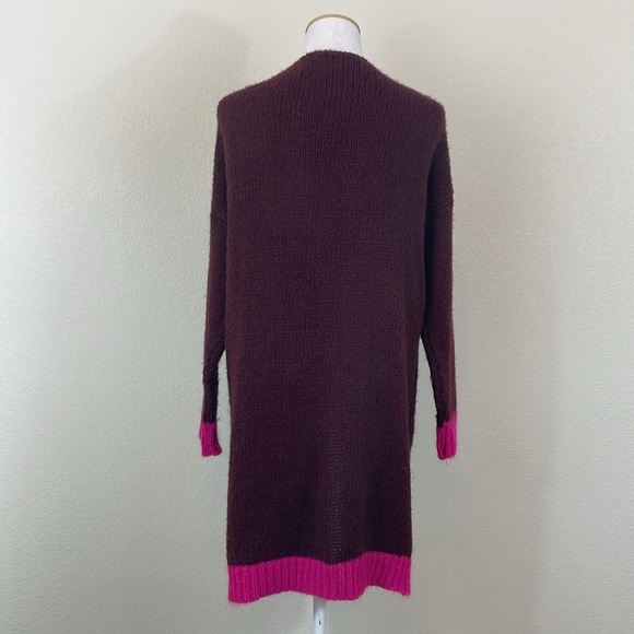 Niccolai wool/polyamide/acrylic color block cardigan size small - Picture 5 of 9